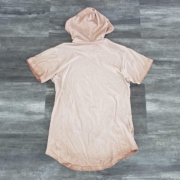 Chocolate Faded ETV Hooded Short Sleeve - Picture 2 of 3